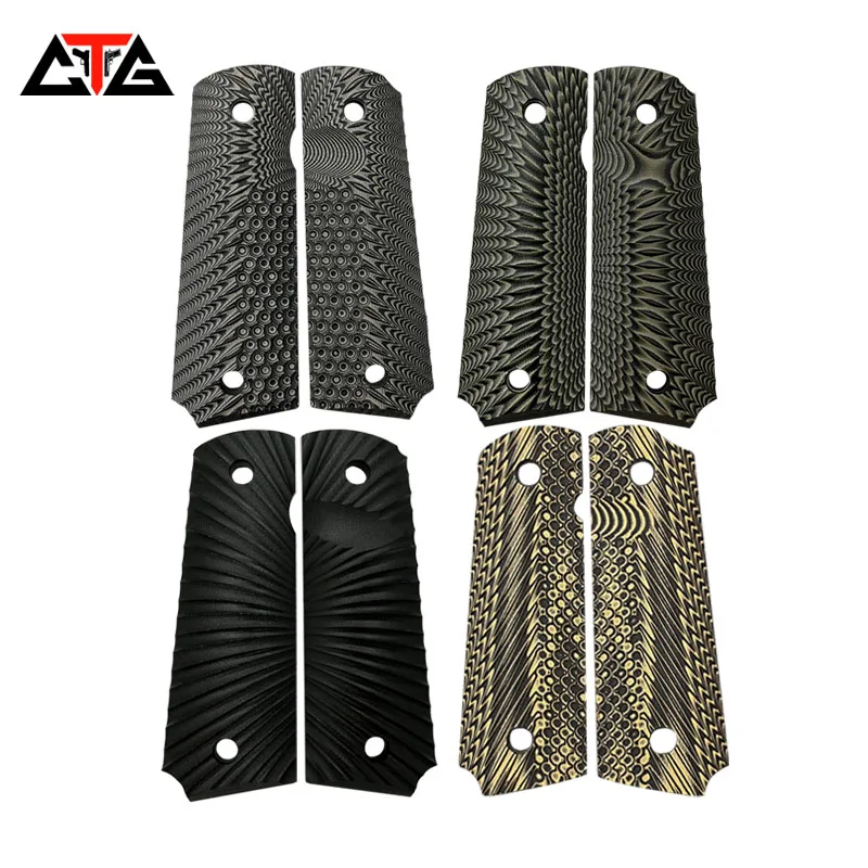 CTG G10 1911 Grips Full Size Goverment Commander Grip with Famous Texture