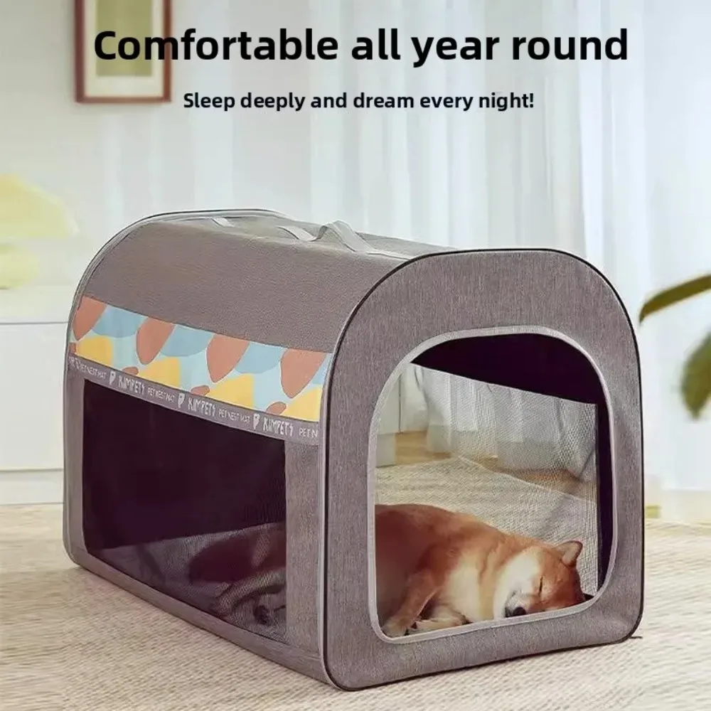 All Seasons Universal Detachable Washable Pet House Bed Indoor Comfort Shelter For Small Medium Large Dogs And Cats