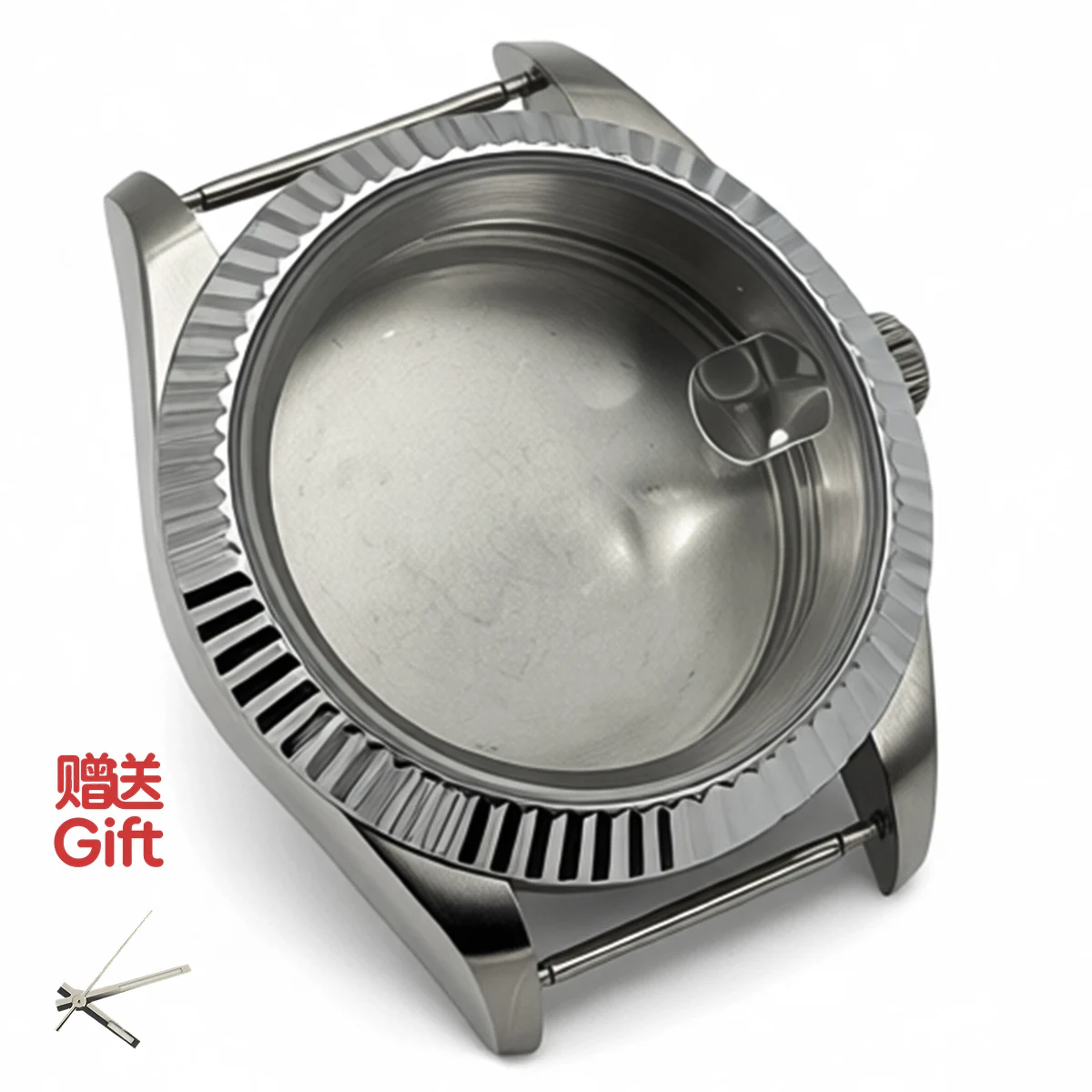 NH35 Case for SK DJ Replacement Part, Fluted Bezel