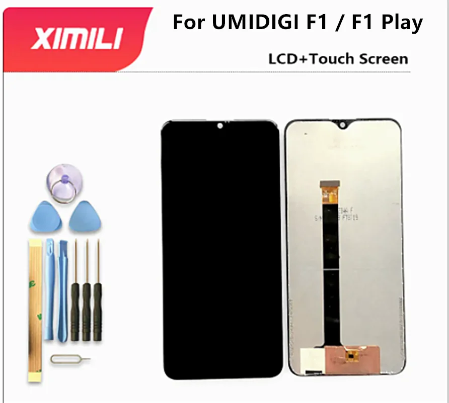 

6.3 inch For UMIDIGI F1 Play LCD Display+Touch Screen Assembly 100% Original LCD+Touch Digitizer for UMIDIGI F1 lcd + Tools