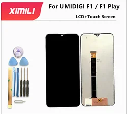 Pantalla LCD de 6,3 pulgadas para UMIDIGI F1 Play, montaje de pantalla táctil 100% Original, digitalizador táctil, herramientas