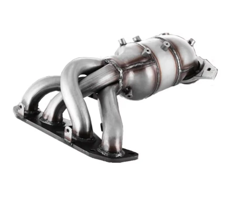 High Flow  2.5L Three Way  Universal Mini Catalytic Converter Euro 5 Universal Exhaust Catalytic Converter