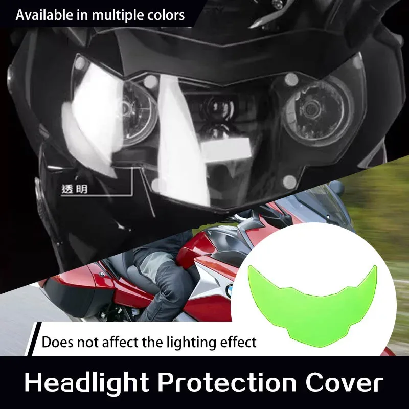 

For K1600GT K1600GTL K1600B 2018-2021 Motorcycle Acrylic Front Headlight Guard Head Light Lens Cover Protector