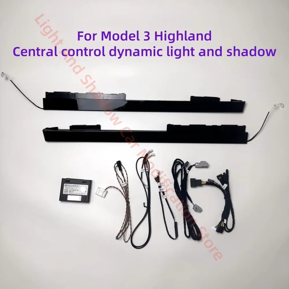 

Для Tesla Model 3, горная центральная консоль, динамическое атмосферное освещение, автомобильное внутреннее освещение, окружающее освещение, музыкальный ритм, новинка