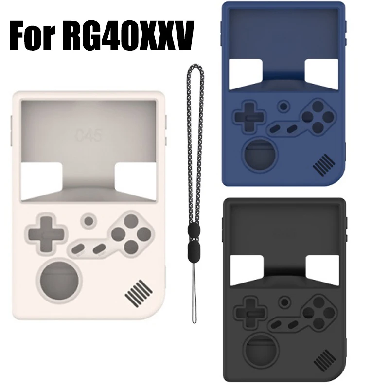 Silikonhülle für RG40XXV Handheld-Spielekonsole, kratzfest/waschbar, Silikon-Schutzhülle für Anbernic RG40XX V