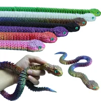 3D Printing Action Figure Snake Egg Toys Creative Stress Relief Anime Figures Moveable Rotation Desktop Ornaments Gift 4