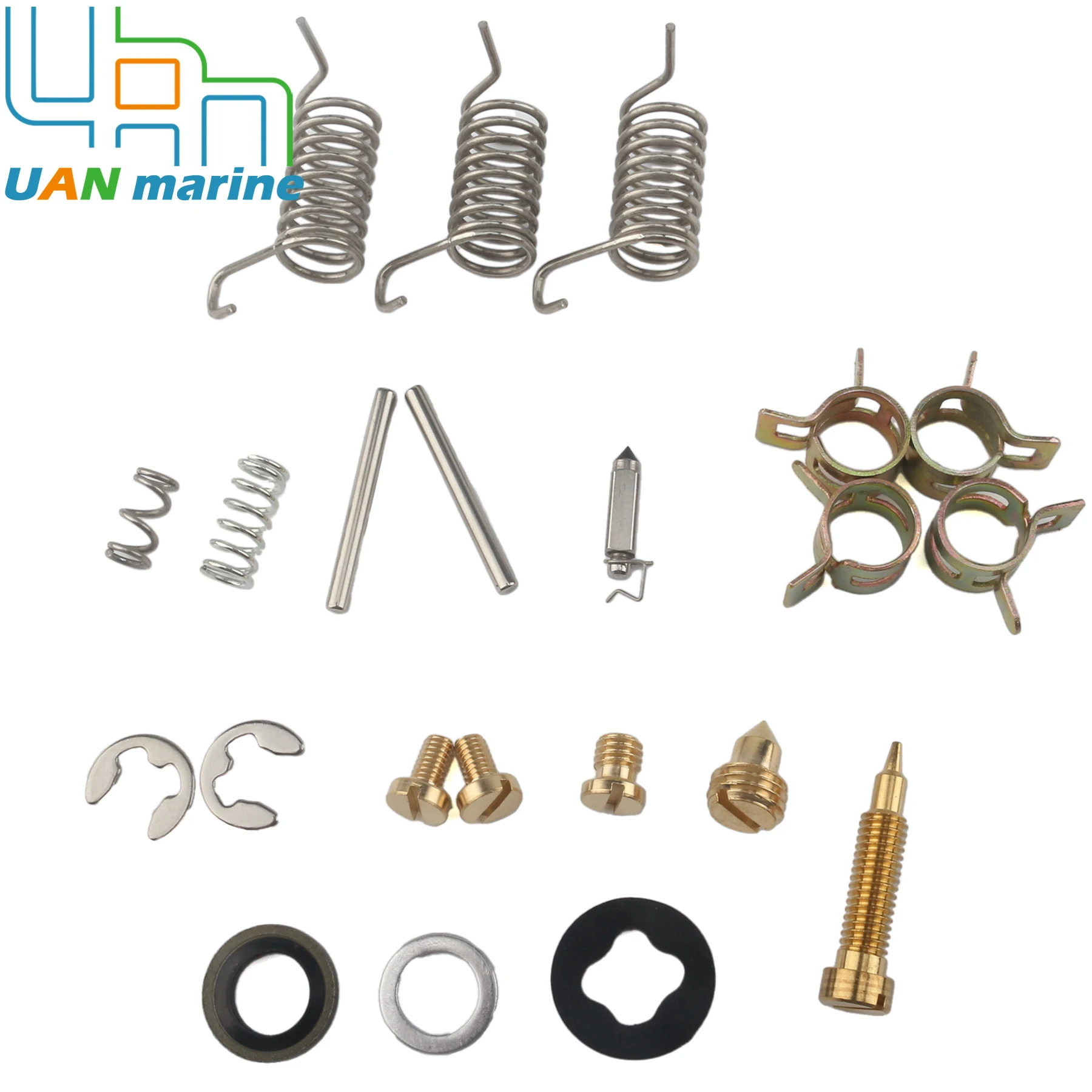 4 Pcs 1395-8236354 Carburetor Repair Kit for Mercury Mariner 30 to 125 HP Outboard Engines 8236352 8236353 Sierra 18-7750-1