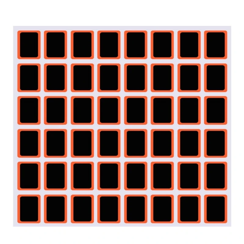 

48PCS Rubber Puncture Patches Bicycle Tire Tyre Tube Repair Cycle Patch Kit No Glue Bicycle Inner Tube Puncture Repair Tools