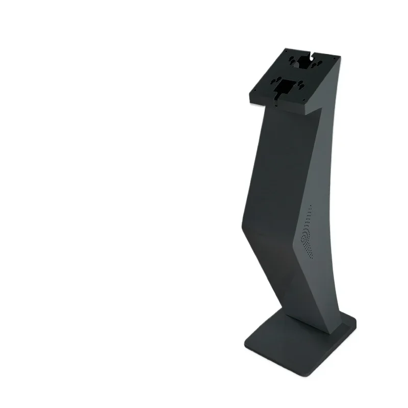 Touch query machine, horizontal base 15.6-98 inch monitor, advertising machine, small waist K type base bracket
