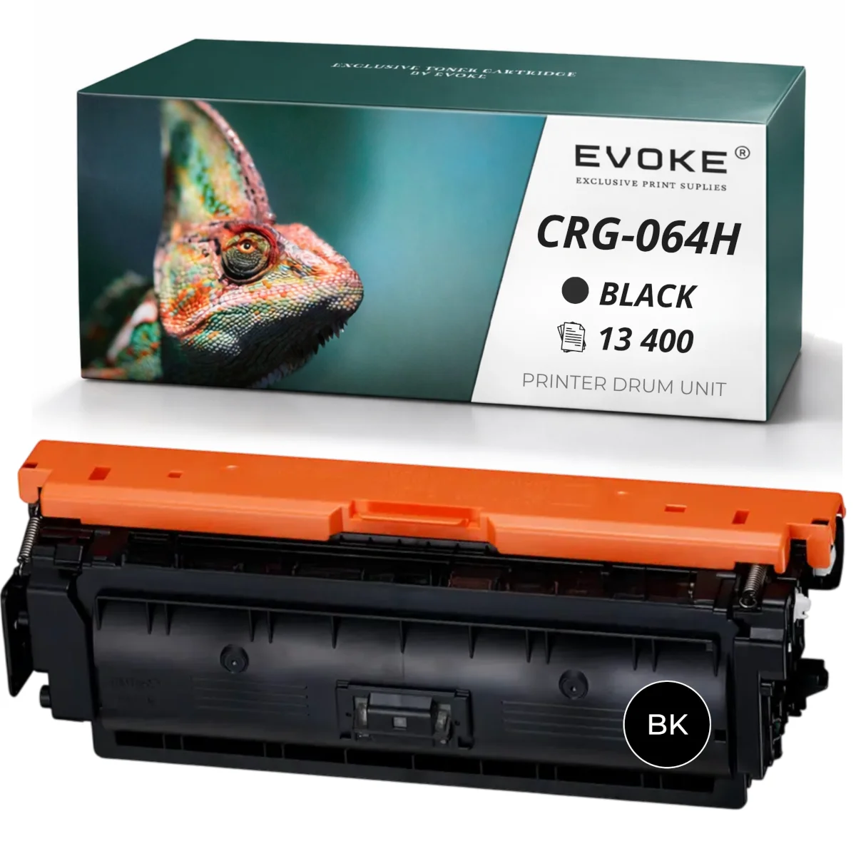 Evoke Compatibele Toner voor Canon Crg-064Hbk Crg064Hbk Crg-064H Crg064H 4938C001 Zwart met Chip 13400 Pagina's I-Sensys Lbp722Cdw Mf832Cdw Mf842Cdw