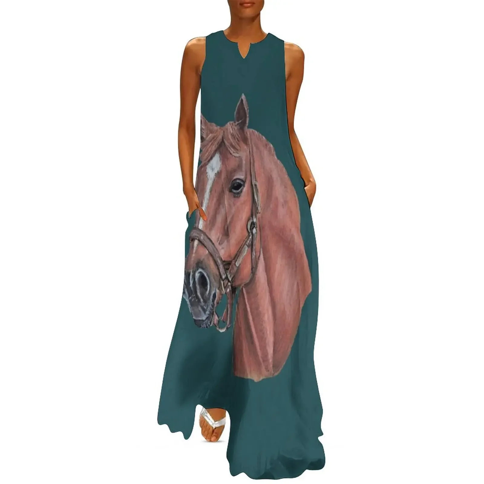 

Big Red Secretariat, Race Horse Long Dress evening dresses ladies summer dress woman 2025 trendy Woman fashion prom dress