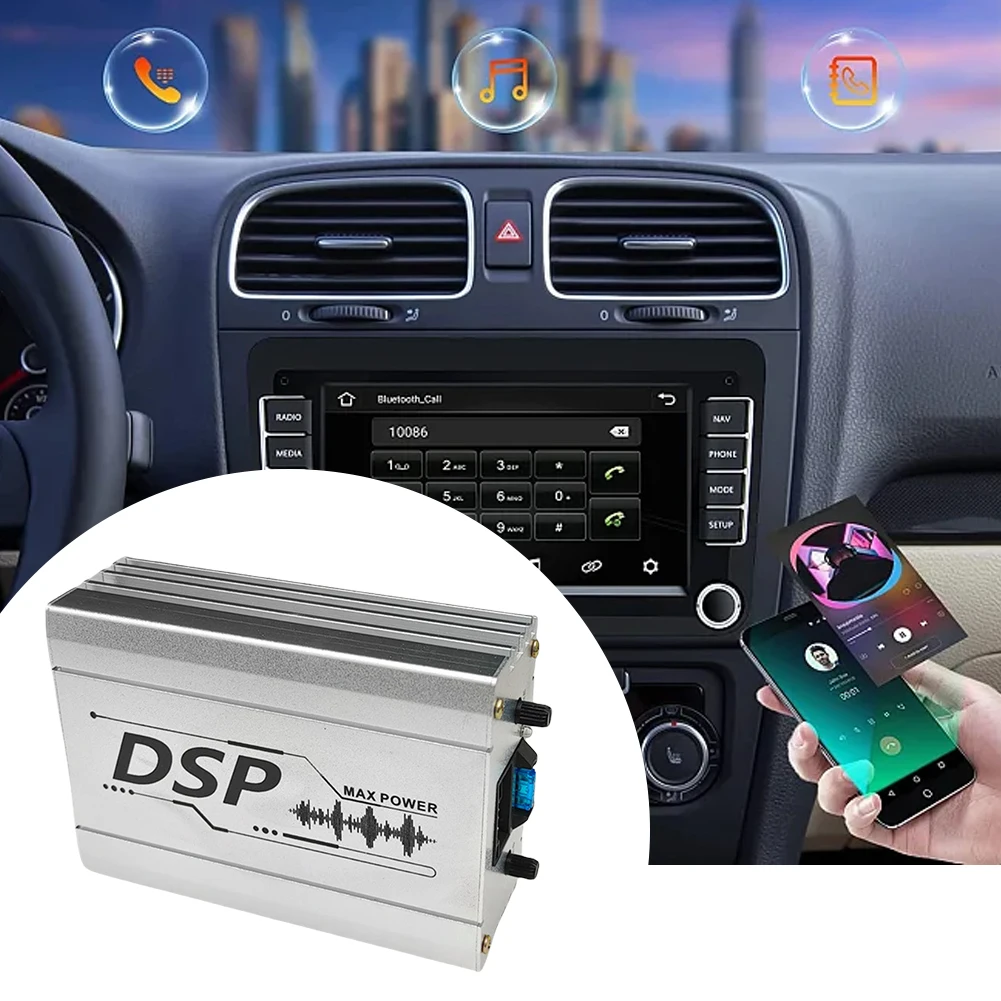 Audio Digital Sound Processor Support APP Control Car Audio Digital Signal Processor DSP Car Equalizer for Car Audio Enhancement
