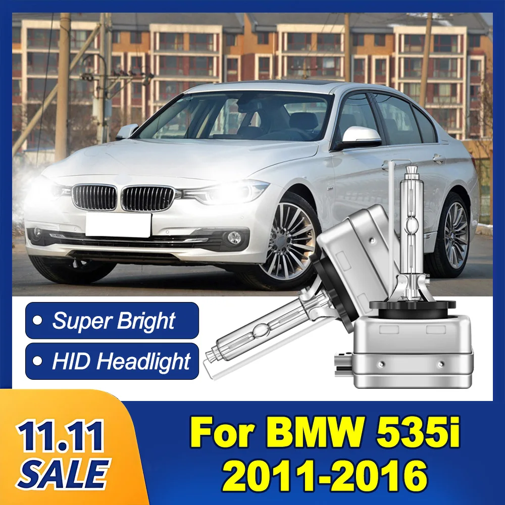 

2 шт. 35 Вт ксеноновая фара D1S оригинальная HID фара 6000K супер яркая лампа ближнего света для BMW 535i 2011-2014 2015 2016 автомобильный свет