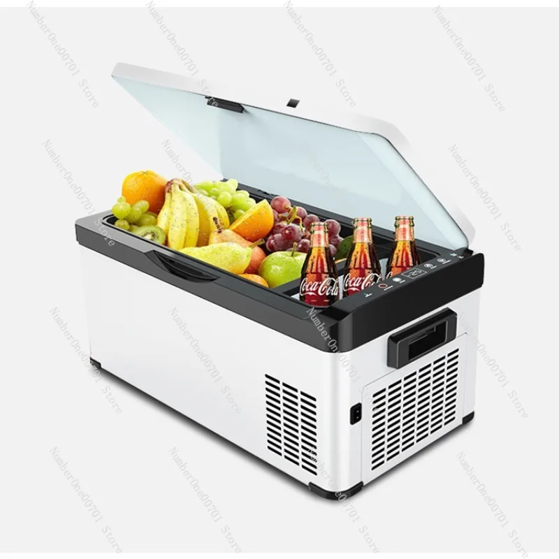 

Qixuan car refrigerator compressor large truck refrigerated freezer car home dual-purpose refrigeration mini freezer 12V24V