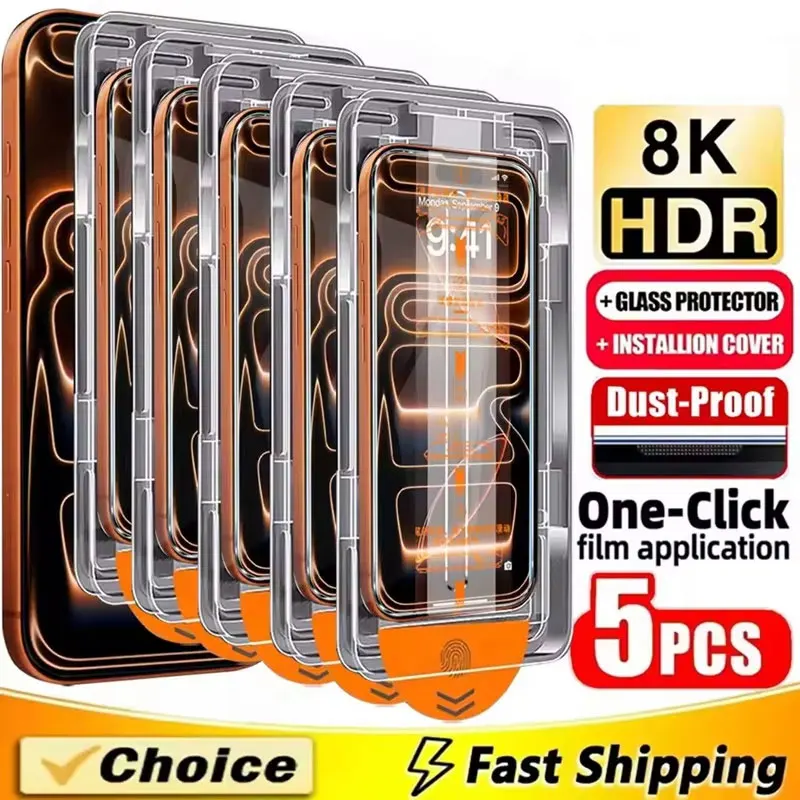 1-5PCS 8K Oleophobi…