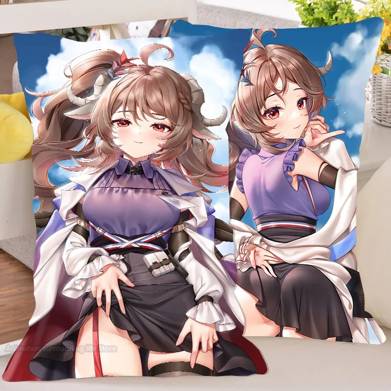 Arknights Anime Eyjafjalla the Hvít Aska Dakimakura Hugging Body Pillow Case Cover Japanese Pillowcase Cushion Bedding Decor