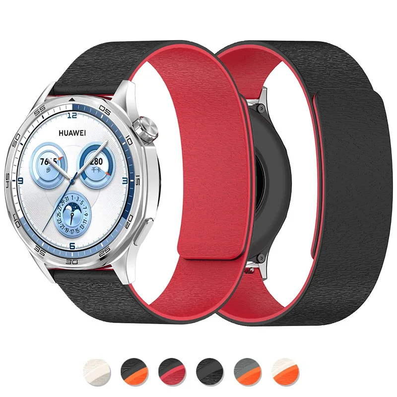 

Sport Silicone Smart Watch 18mm 20mm Band for Huawei GT5 41mm 46mm Correa 22mm Magnetic Strap Samsung Galaxy Watch 7 6 5 44 40mm