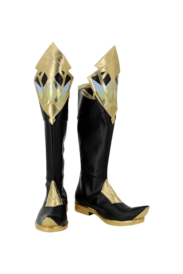 Al haitham cosplay stiefel halloween karneval maßge schneiderte schuhe