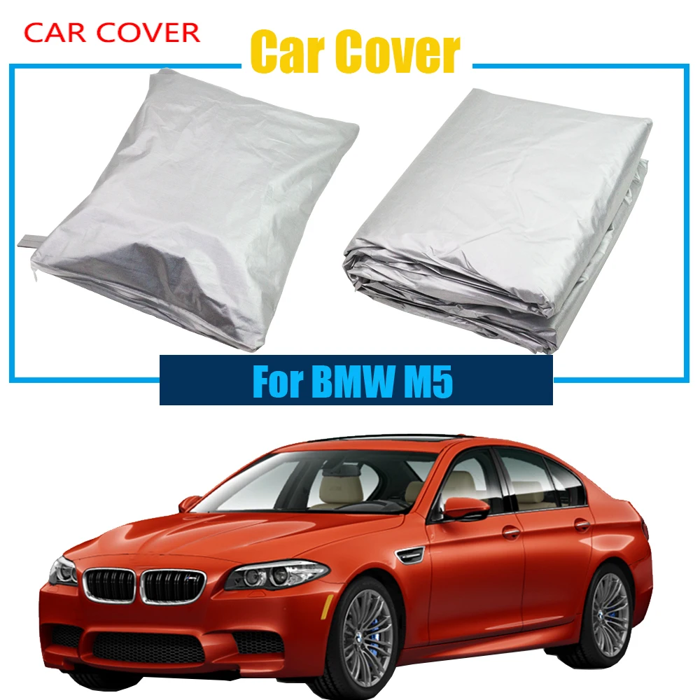 

For BMW M5 Car Cover Anti UV Rain Snow Resistant Sun Shield Cover Car-Cover Dustproof
