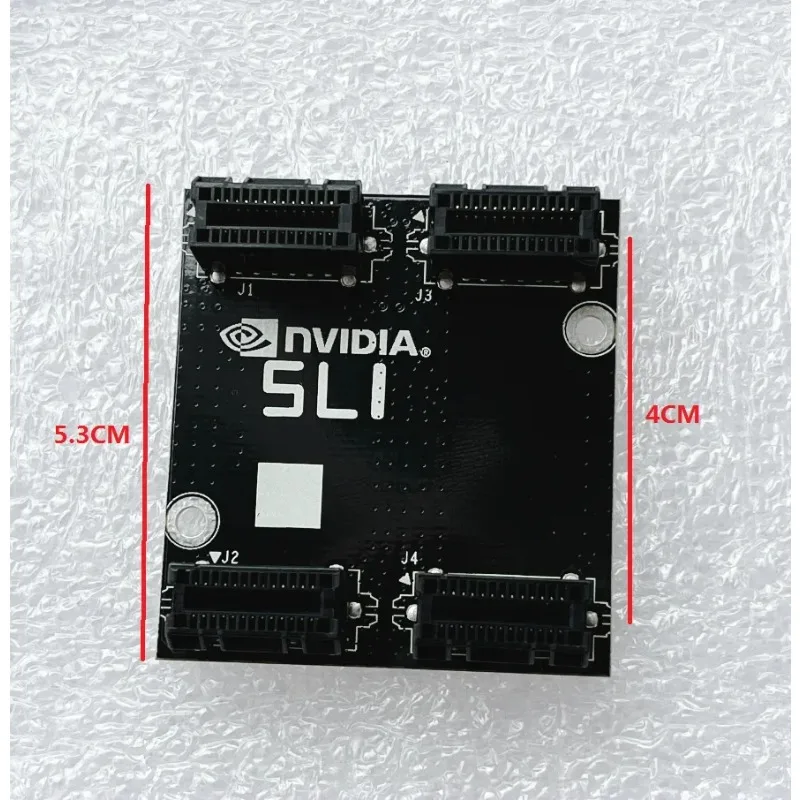 New 2-Way N-Card Multi-GPU Connector - SLI Bridge Dual-Card Cross Line Hard Board Bridge for Gaming PCs-4PCS