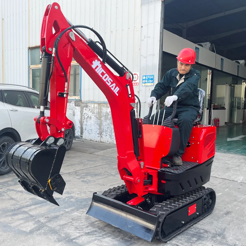 Customizable Mini Excavator Manufacturer Agricultural Machinery 1.2Ton Small Digger 1200Kg Hydraulic Crawler Excavator Sale