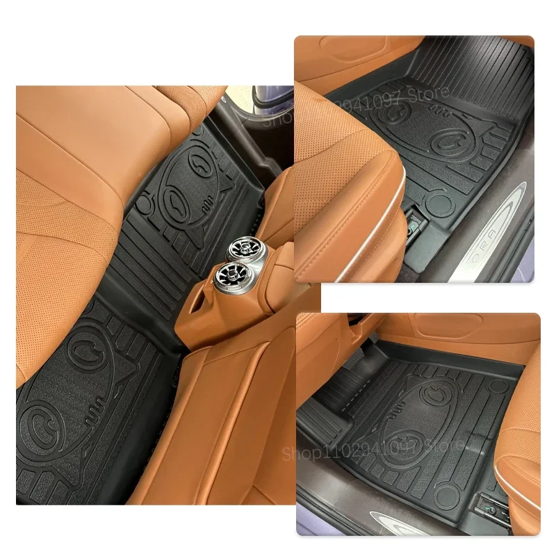 Car Floor Mats For Ora Lightning Cat GWM Ora 07 2022-2027 Dirt-resistant LHD RHD Pads Foot Carpet Floor Covers Auto Accessories