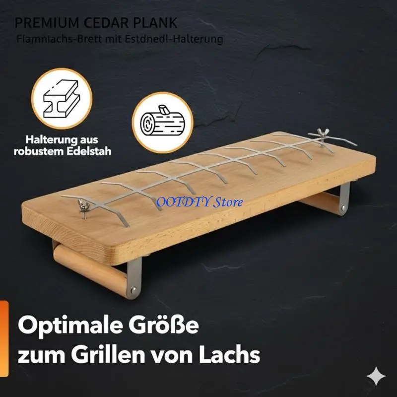 367A General Fish Cooking Platform With identity Locking Metal Fastenings Works On Most Outdoor Cookers