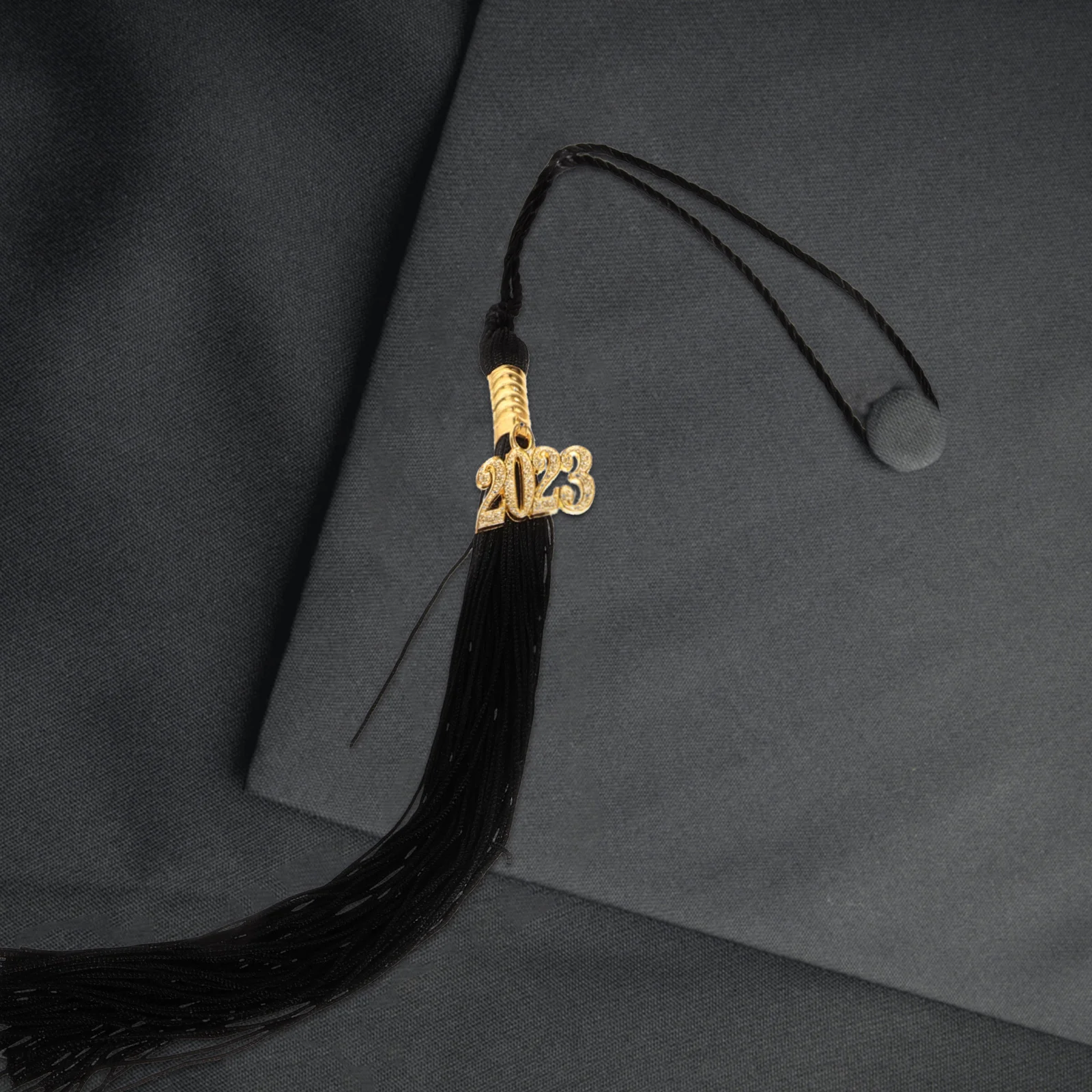 

Class of 2021 Graduation Tassel Black Premium Silk Polyester Academic Gown Ceremony Decorative Souvenir