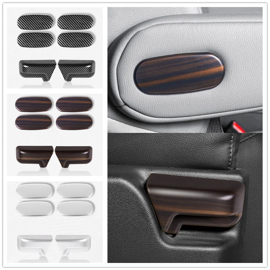 

For Toyota Sienna XL40 2021 2022 Middle Row Seat Adjustment Switch Frame Seat Armrest Decorative Sticker Modified Accessories