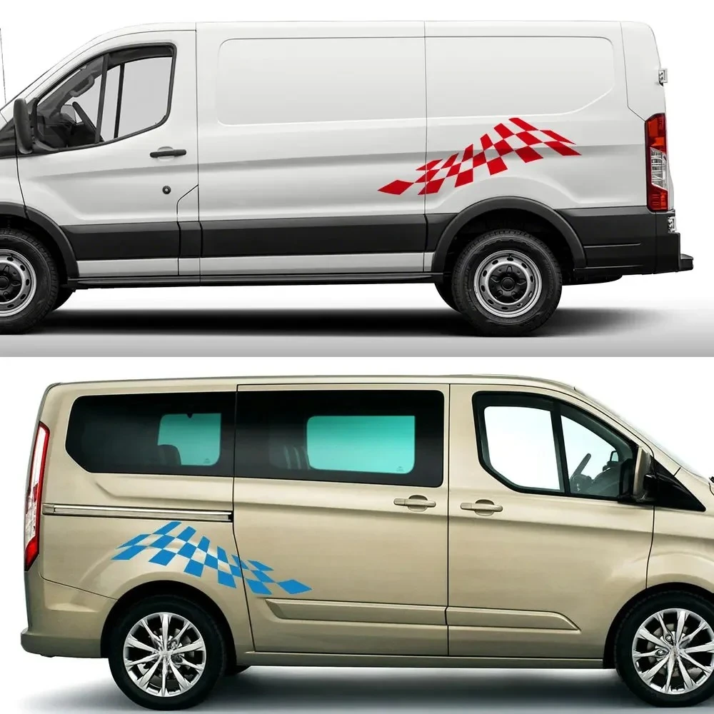 Car Body Side Stickers for Camper Van Motorhome RV MPV Caravan Graphics Racing Sport Vinyl Decor Decals Auto Tuning Accessories view 3