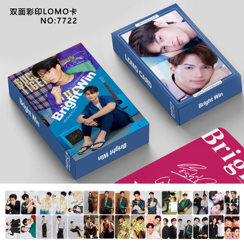 30 Double-sided Small Cards of The Thai Star Main Chain GeminiFourth ZEENUNEW Polarid Photo Card LOMO Small Card