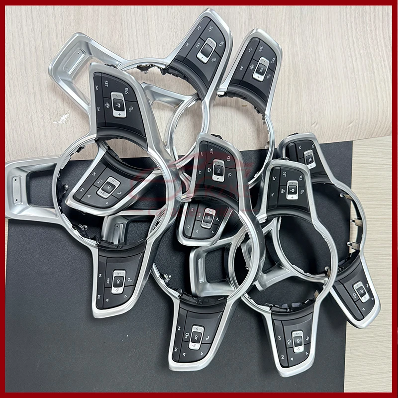 Suitable for Volkswagen Golf 7 Arteon GTI MK7 steering wheel, painted frame, with multifunctional buttons and shift paddles supp