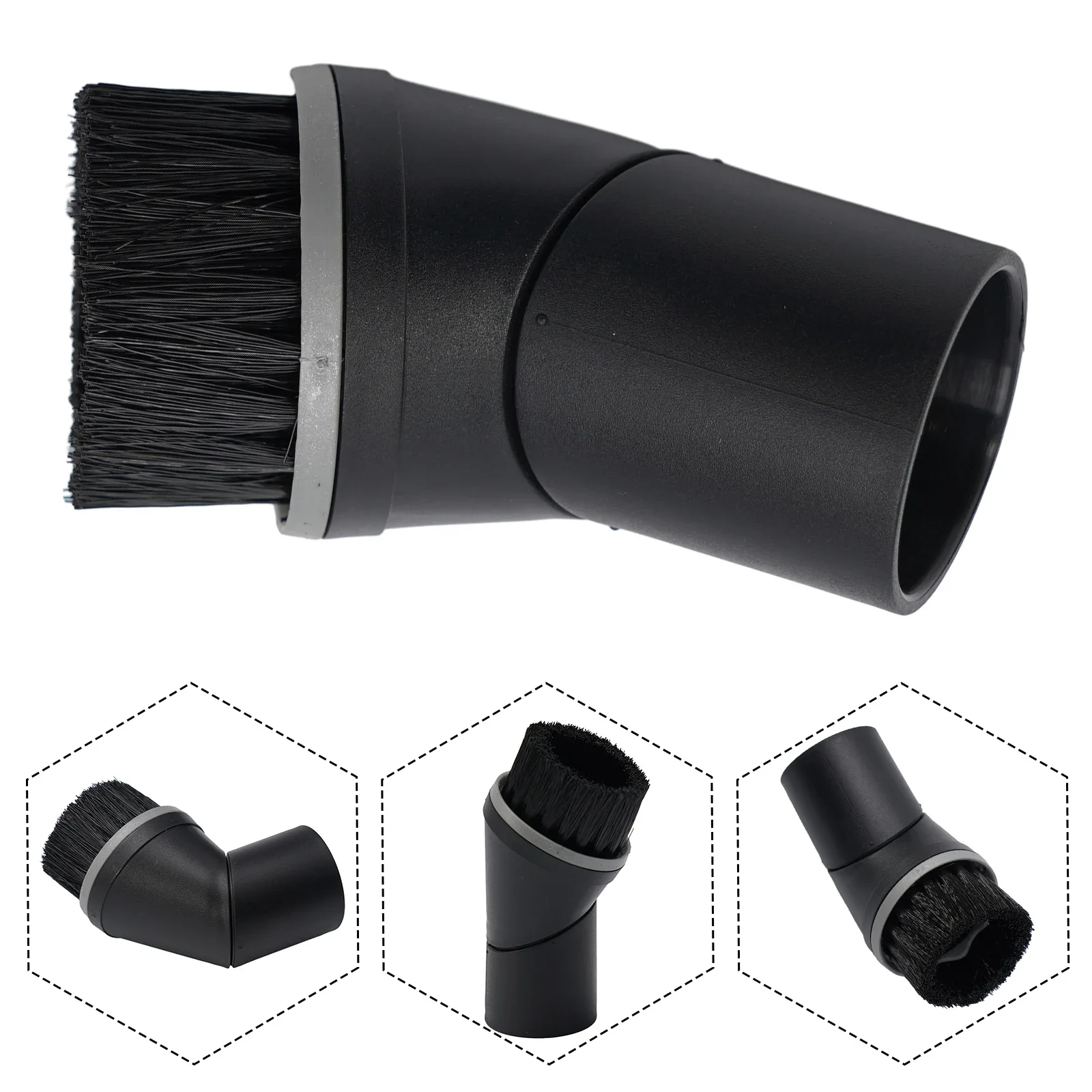 

For S Series Accessories Suction Brush Attachment Black Plastic Rust-Free Plastic SSP-10 Swivel High Quality