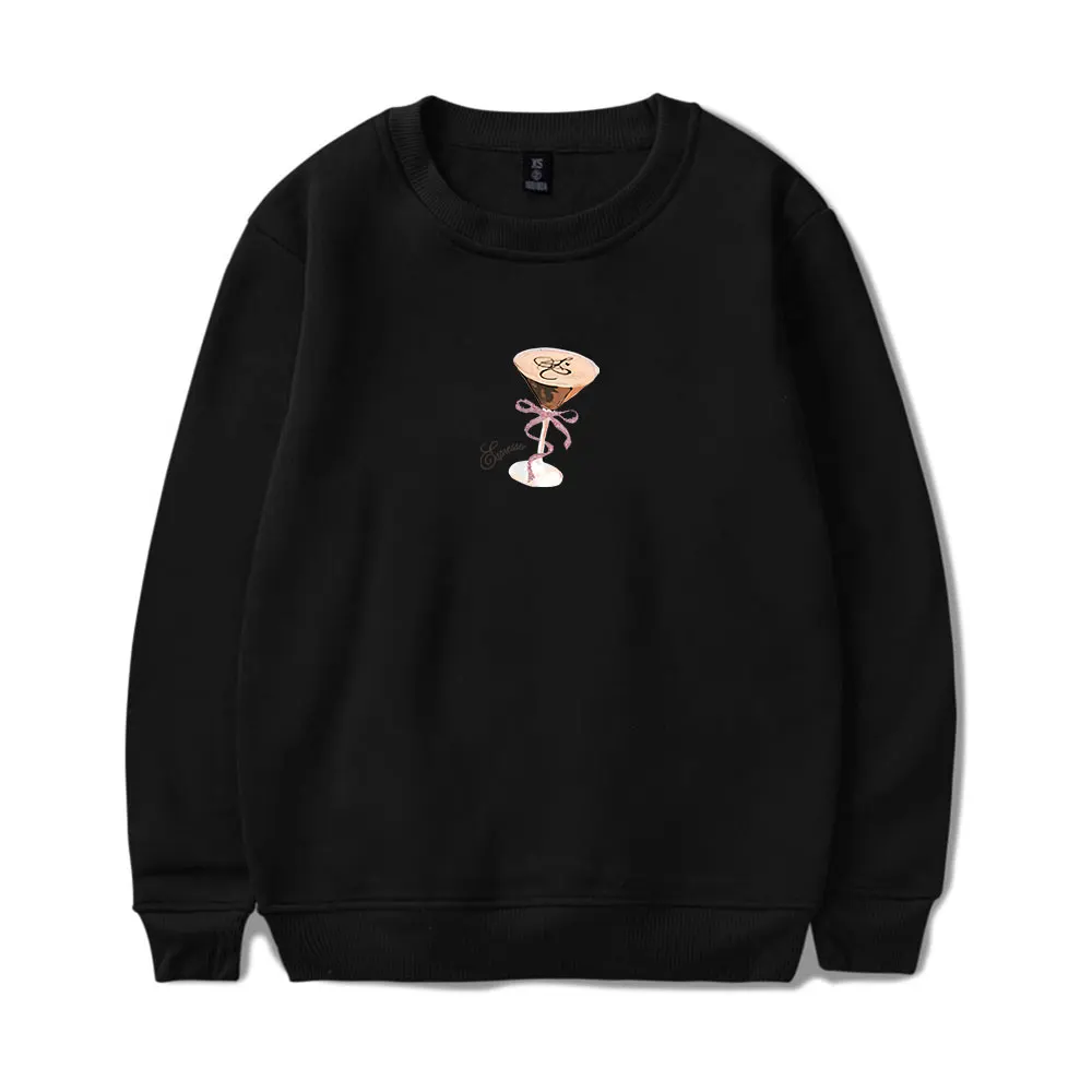 2024 Sabrina Carpenter Espresso O-Neck Sweatshirts Women Men Long Sleeve Fashion Pullover Clothes