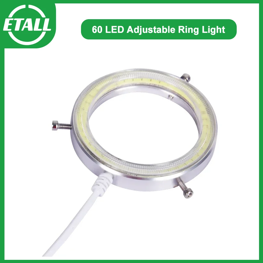 

Kaisi Ultrathin 60 LED Adjustable Ring Light illuminator Lamp For STEREO ZOOM Microscope USB Plug