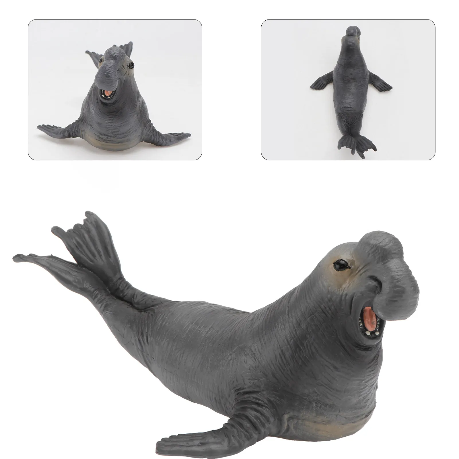 

1 шт. Декоративная фигурка слона-тюленя, украшение в виде морских обитателей для детской комнаты, детского сада, гостиной, домашнего офиса, образовательный стенд с животными