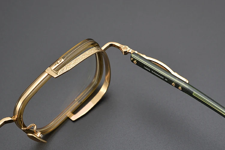 Titan Schildkröte Lesebrille Männlich Handgemachte Schmale Brillen Rahmen Anti Blaues Licht Gläser +1,0 1,5 1,75 2,0 – Detail 10