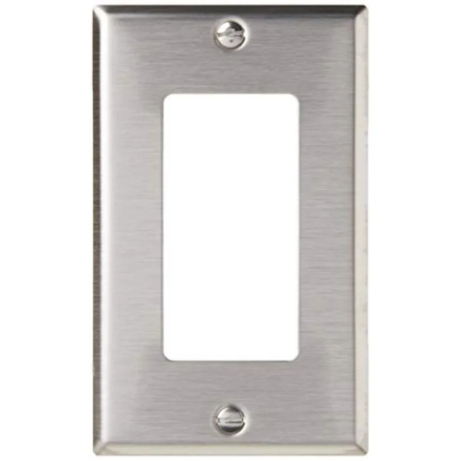 

1-Gang Decora/GFCI Device Decora Wallplate, Device Mount,,84401-40