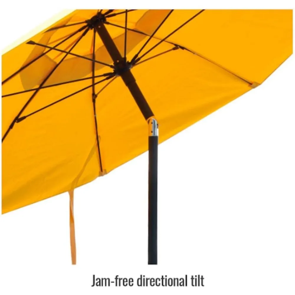 Outdoor Umbrella Flame-Resistant Industrial 7 Inch, Wind Vent Increases Stability, Not Warp,  Resists Tearing, Outdoor Umbrella