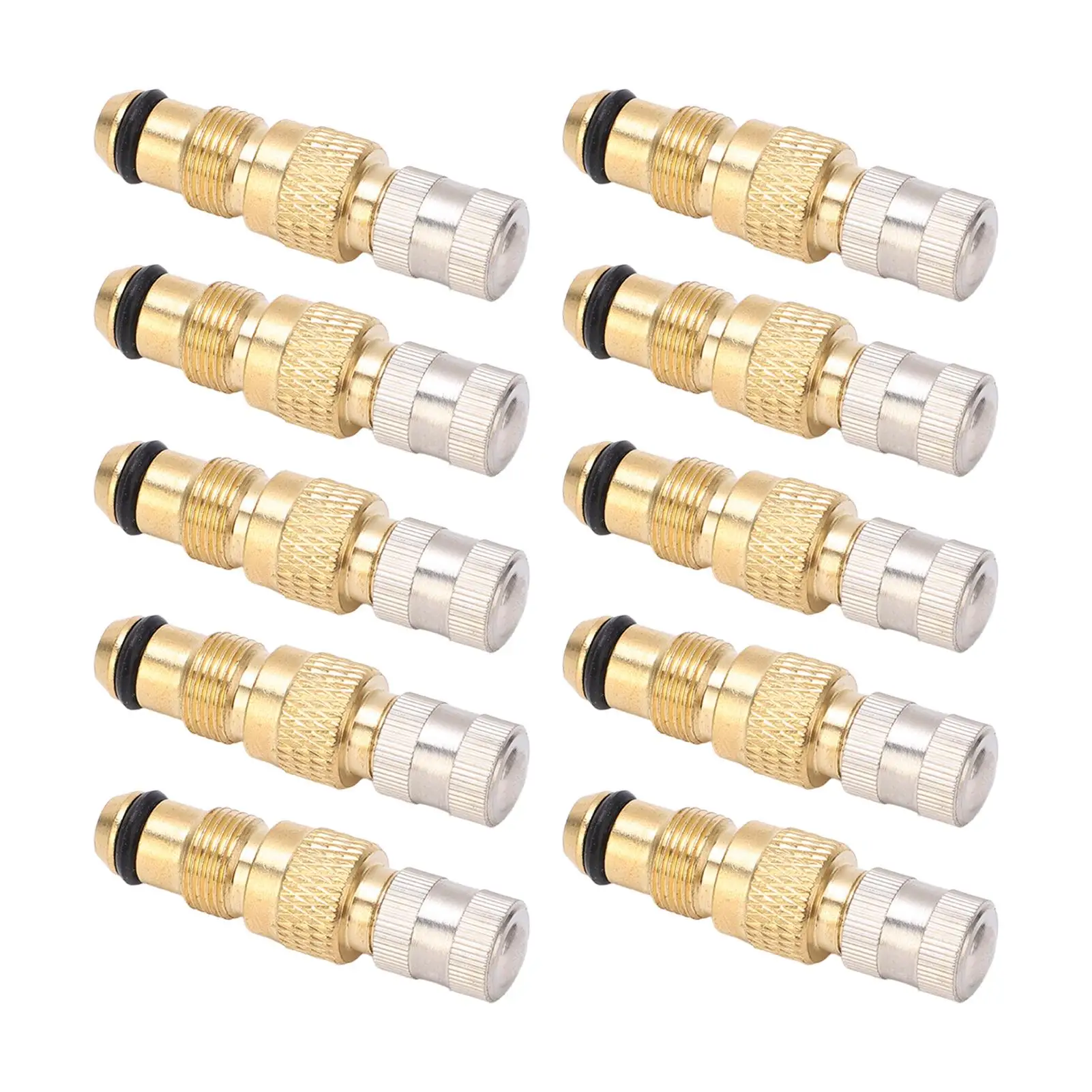 10PCS Brass Tractor Valve Stems TR218A CH3 - Tire Air Liquid Valves Replace Core Housings