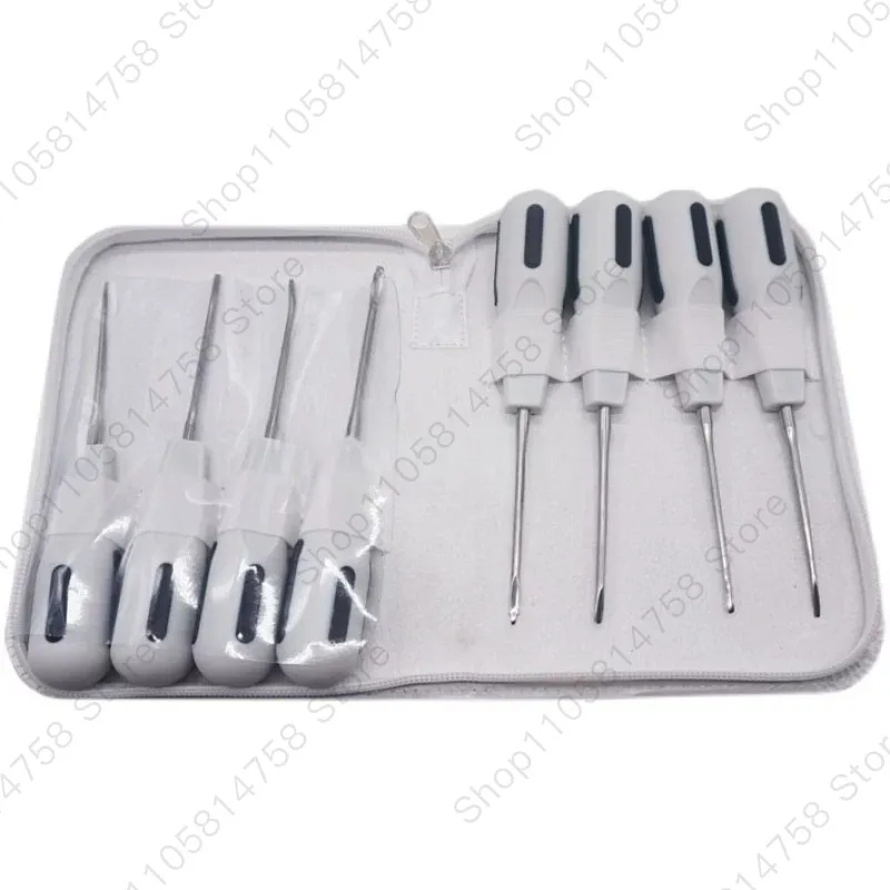 Dental Minimally Invasive Extraction Kit 8 Piece Luxating Elevator Set