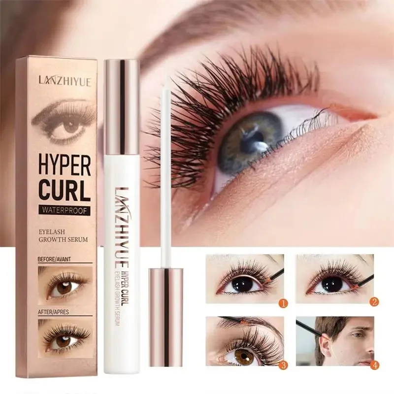 Neue Natürliche Schnelle Wimpern Wachstum Serum Reine Wimpern Enhancer Längere Vollere Dicker Curling Lash Behandlung Augenpflege Produkt Make-Up
