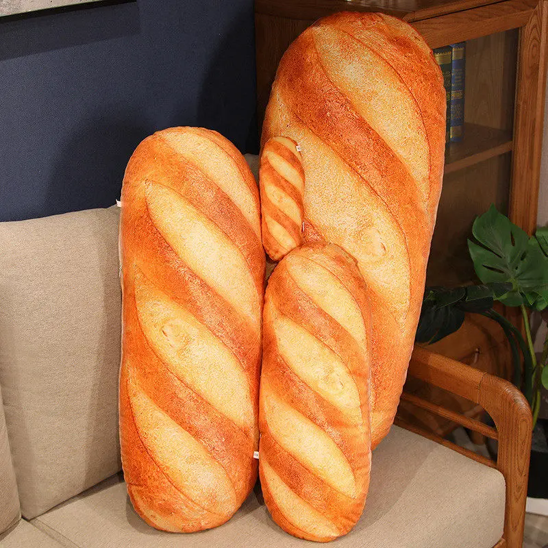 Riesiges Brot, Plüsch, langes Kissen, Spielzeug, weich, lustig, Simulation, Lebensmittelspielzeug, kreatives Kissen, Geburtstagsgeschenk, Weihnachtsgeschenk – Detail 22
