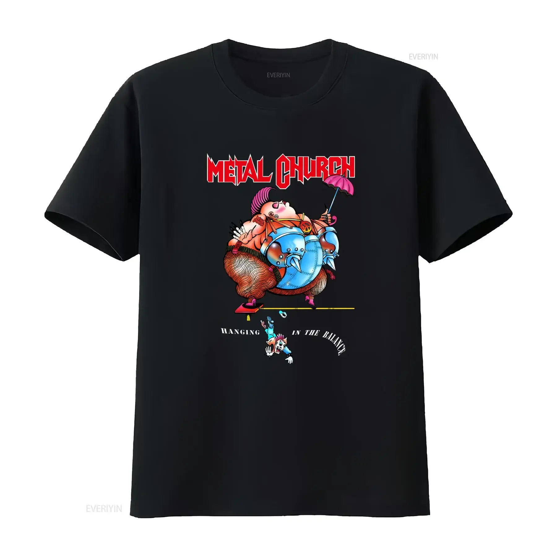 Rare Metal Church Hanging in the Balance T Shirt Double Sides Available S 3XL vintage Washed designer clothes homme Unisex