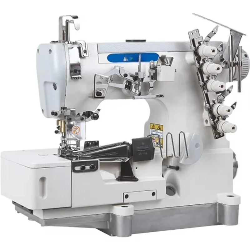 

High Speed Flat Bed Industrial Interlock Sewing Machine With Puller
