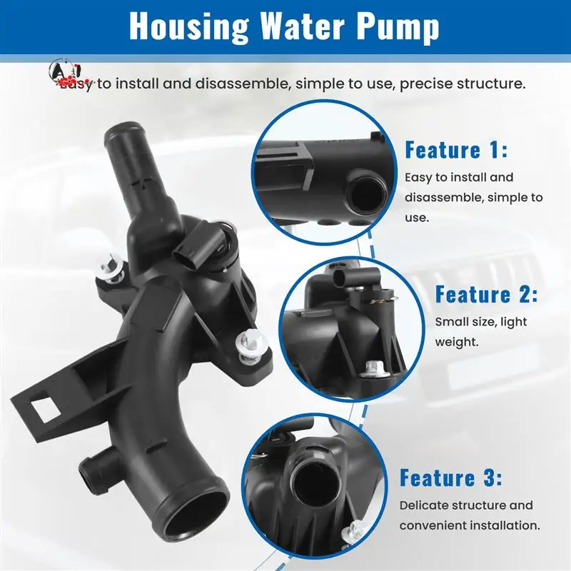 

A10E-Car Thermostat Housing Water Pump Outlet 25192985 For Opel Astra J Adam Corsa D /Meriva B A14xel A14xer