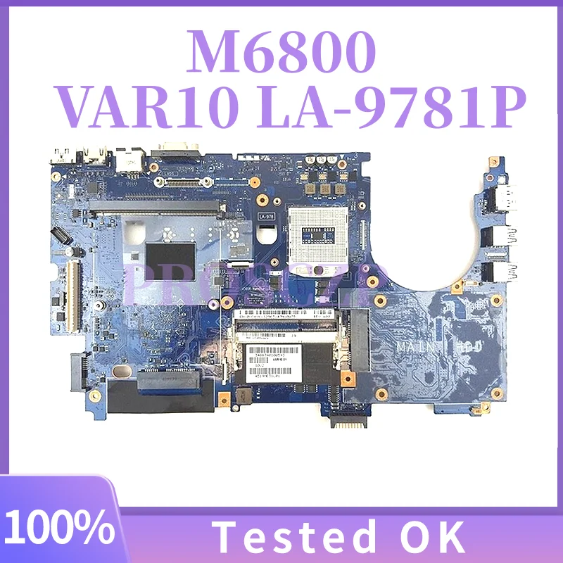 

VAR10 LA-9781P For DELL Precision M6800 Core HM87 Mainboard CN-0XWC1M 0XWC1M Laptop Motherboard 100% Tested