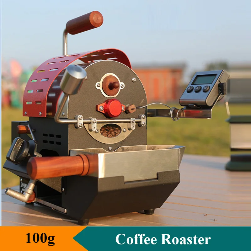 

Electric 100g Coffee Roaster Hot Air Gas Type Cocoa Beans Roasting Machine Home Use Factory Price