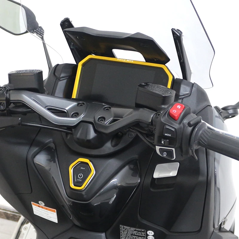 Motorcycle Accessories Aluminum Instrument Frame For Yamaha TMAX 560 2022-2026 TECHMAX 560 Electric Door Lock Hook Decoration