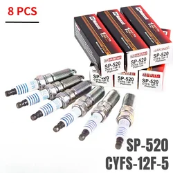 8Pcs SP-520 CYFS-12F-5 Platinum Spark Plug For Ford Edge F-150 Explorer Flex Mustang Transit Lincoln MKS MKT MKX MKZ Auto Part